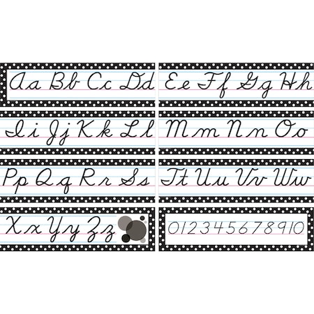 Teacher Created Resources Cursive Mini Bulletin Board TCR4099